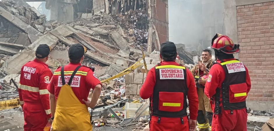 Incendio en Barrios Altos